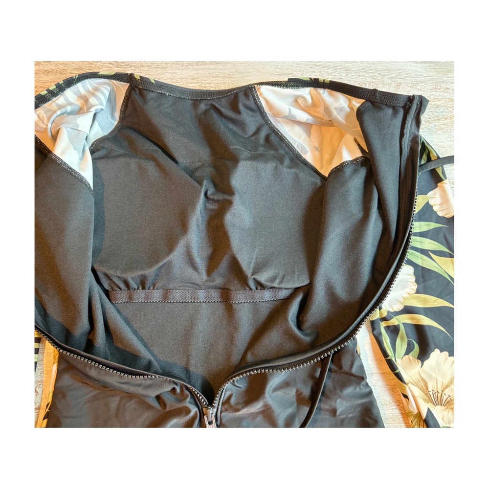 NWT Hurley Rash Guard Paddle suit Women Size XL Long Sleeve UPF 50 - Picture 6 of 6